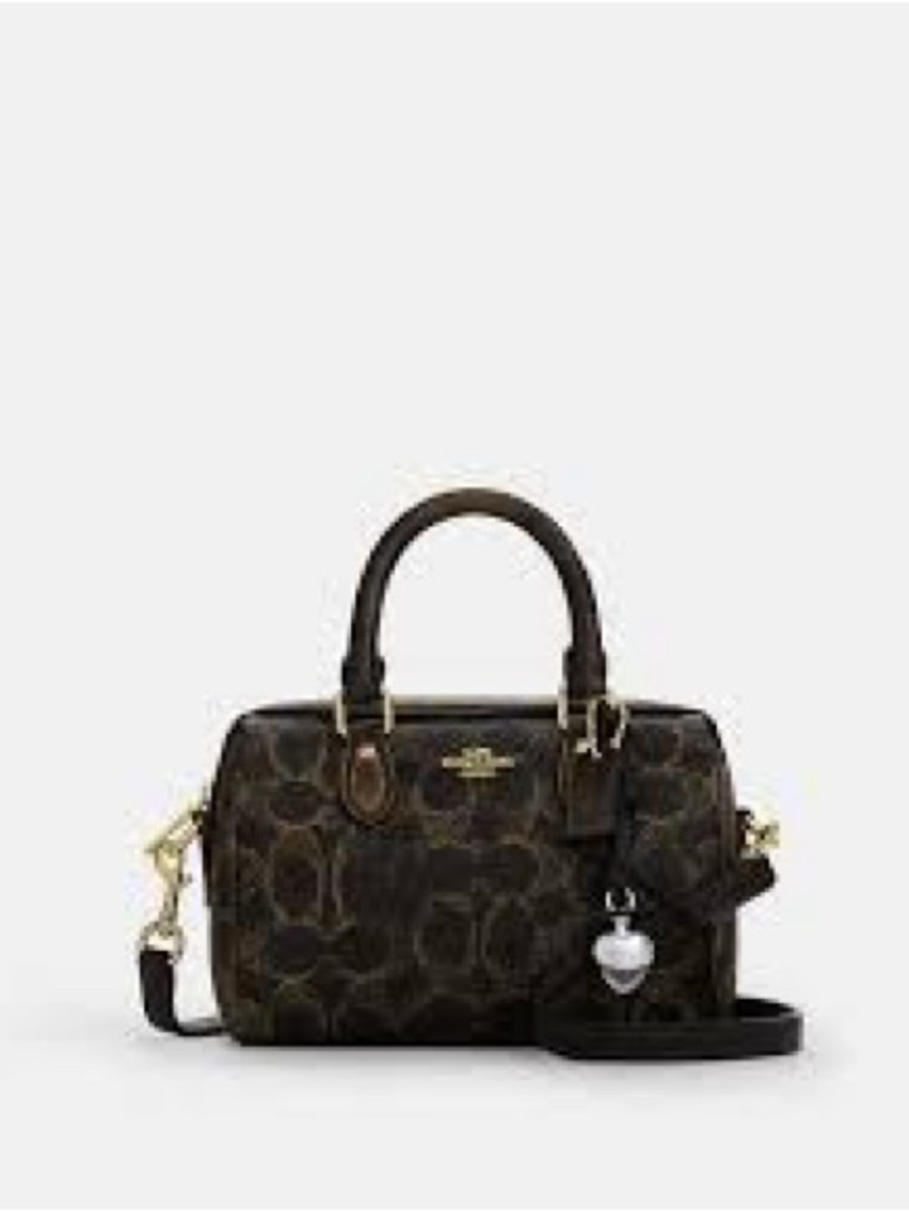 ✨ NWT Coach Mini Rowan Crossbody Bag – Loved Signature Canvas ✨ - Picture 2 of 8